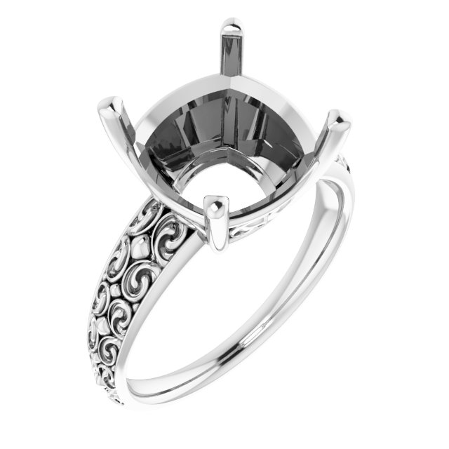 Vintage-Inspired Solitaire Ring