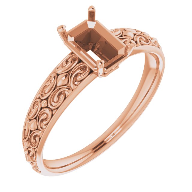 Vintage-Inspired Solitaire Ring