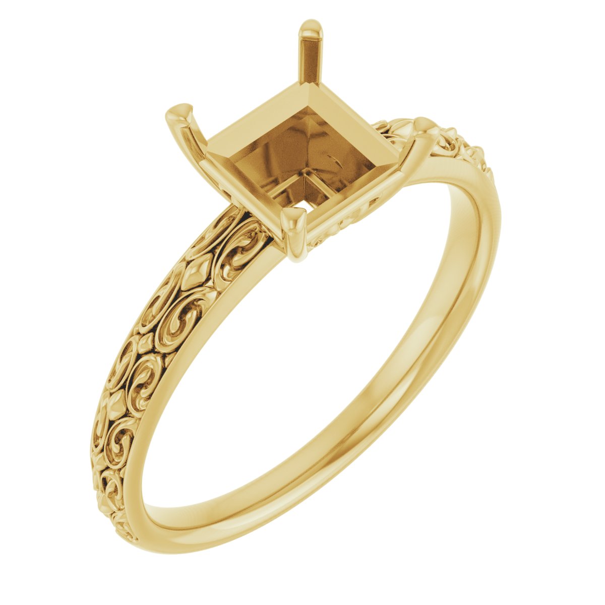 Vintage-Inspired Solitaire Ring