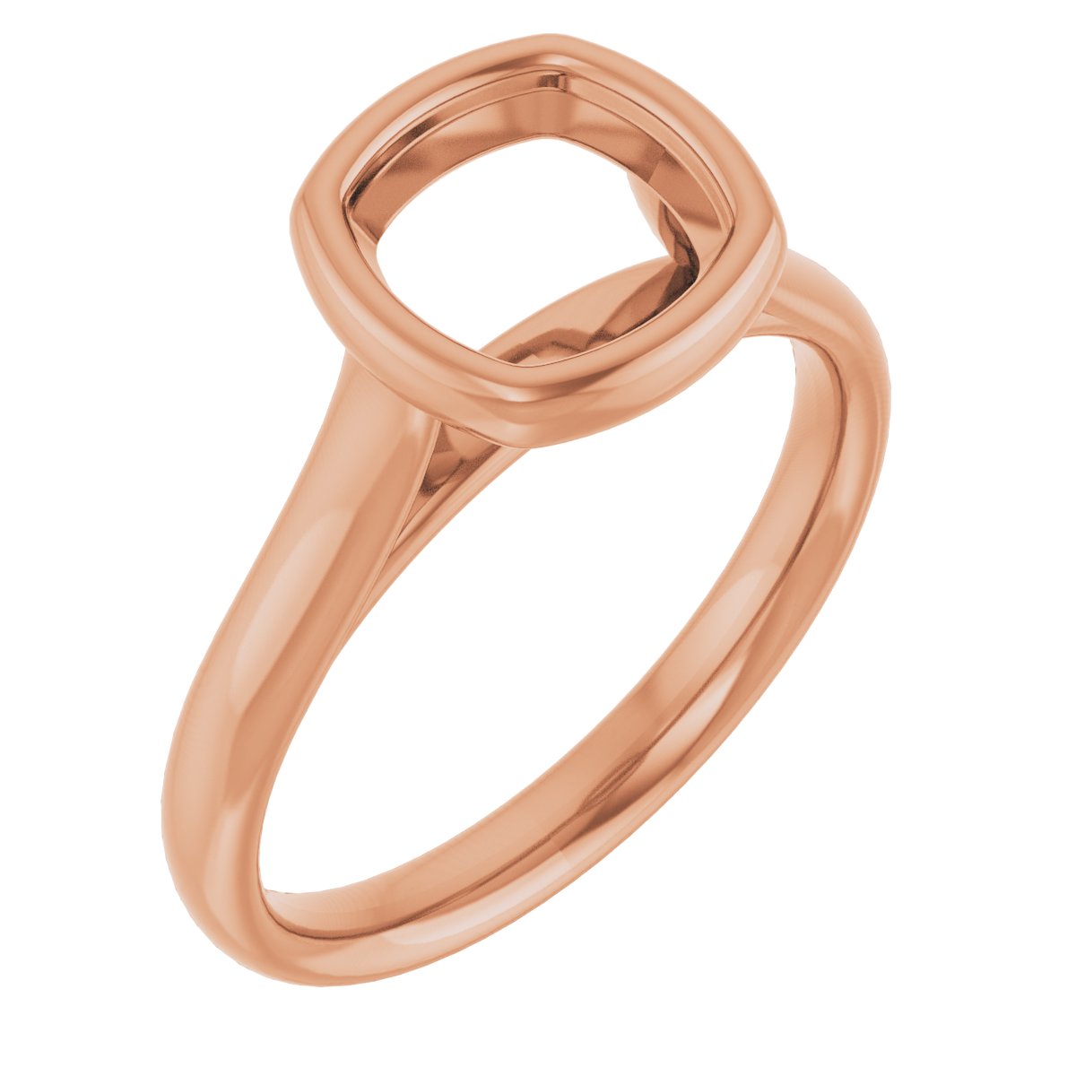Bezel-Set Solitaire Engagement Ring