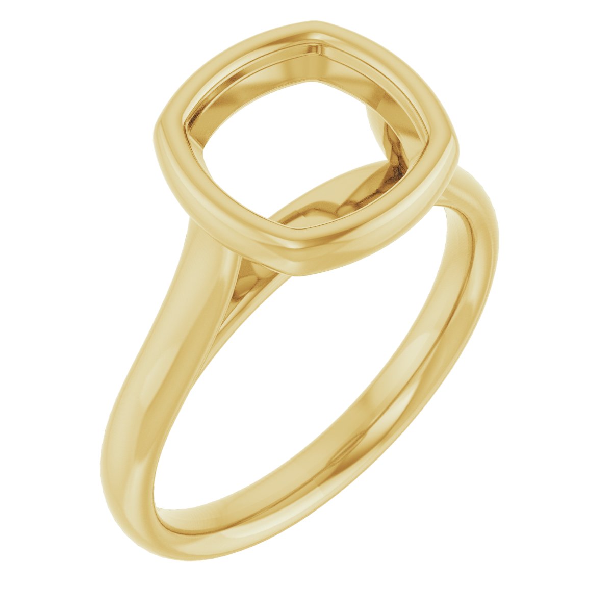 Bezel-Set Solitaire Engagement Ring