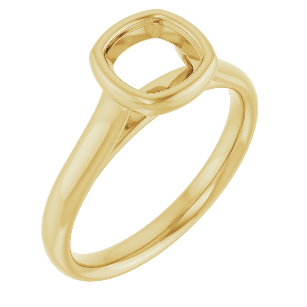 Bezel-Set Solitaire Engagement Ring