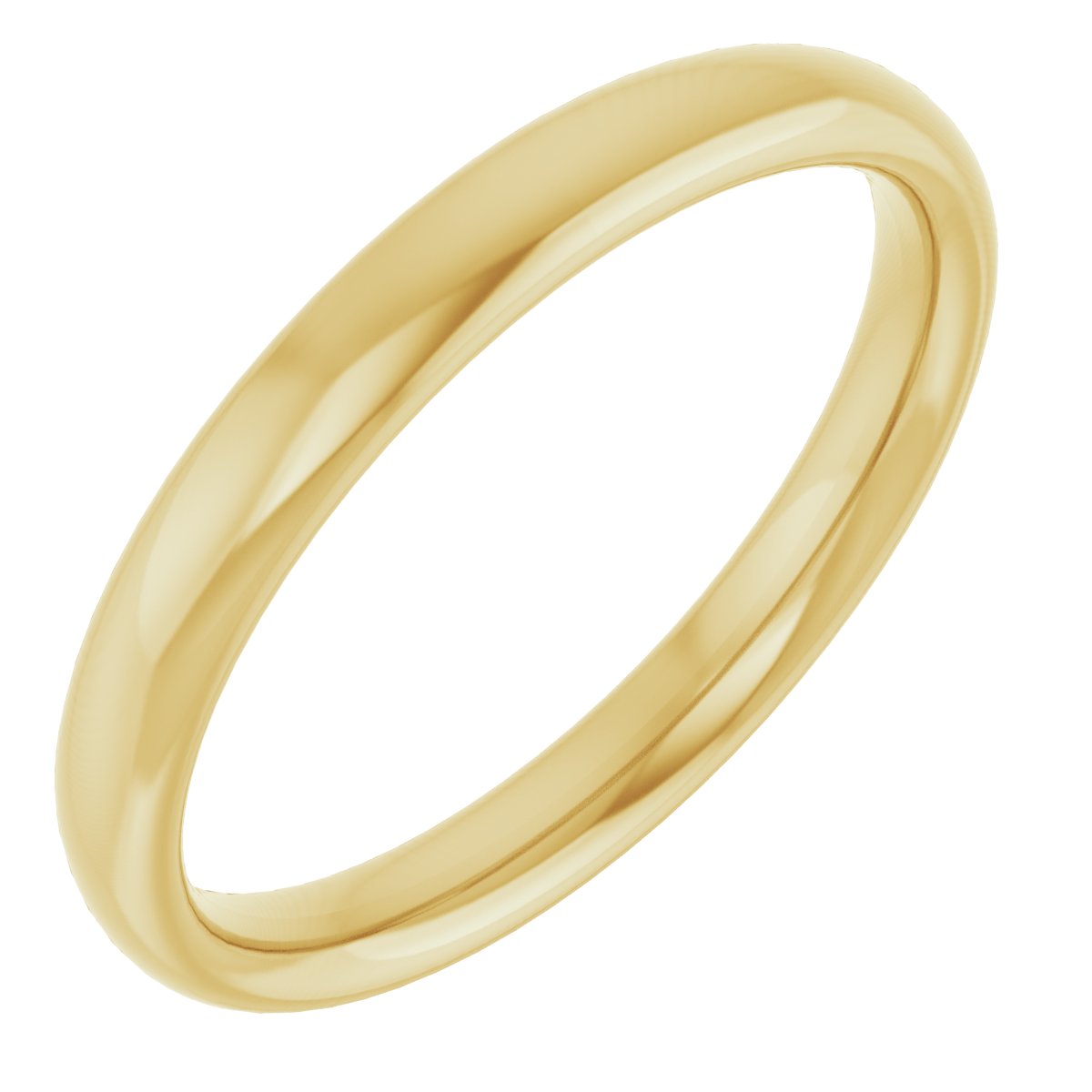Classic Gold Band - 2.5mm Width