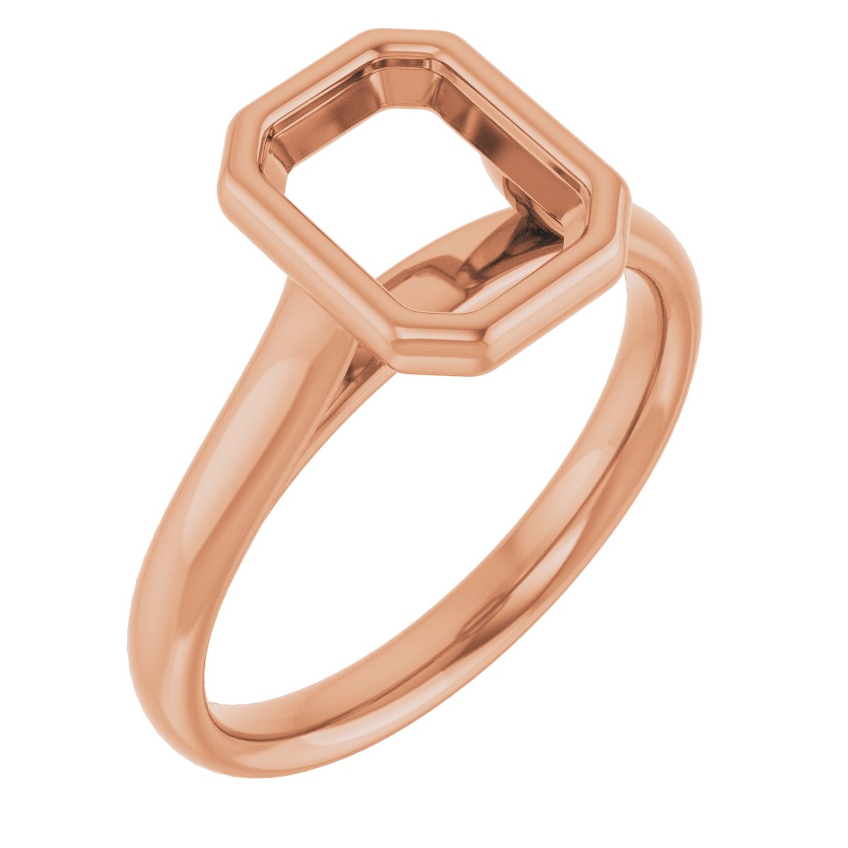 Bezel-Set Solitaire Engagement Ring