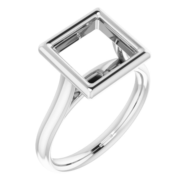 Bezel-Set Solitaire Engagement Ring