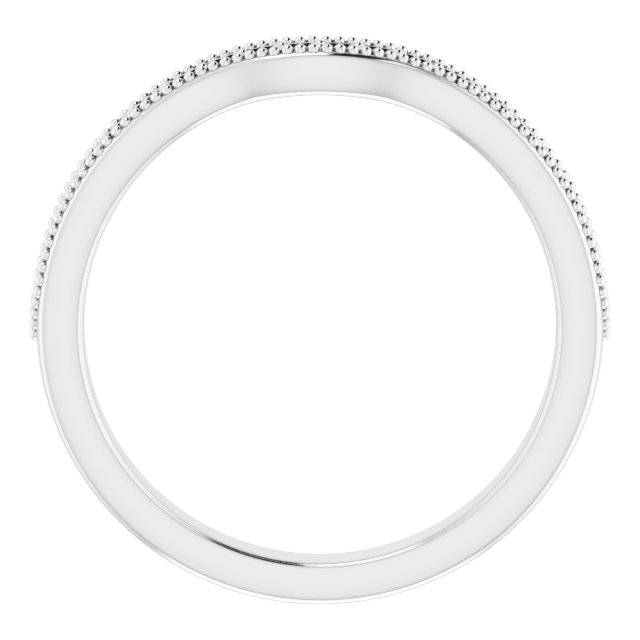 Band Mounting for 4 mm Square Ring view 2