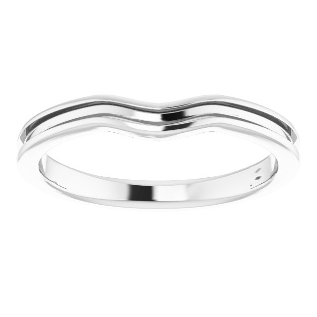 Band Mounting for 12x6 mm Marquise Ring view 3