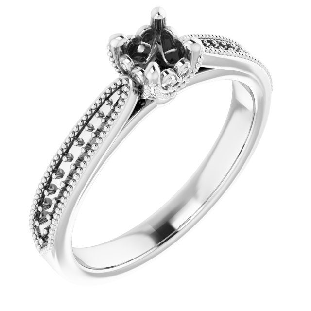 Accented Engagement Ring