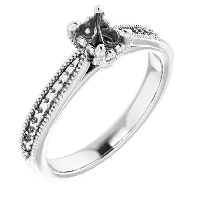 Accented Engagement Ring