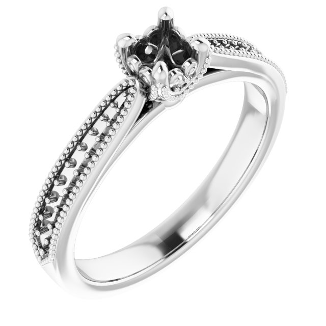 Accented Engagement Ring