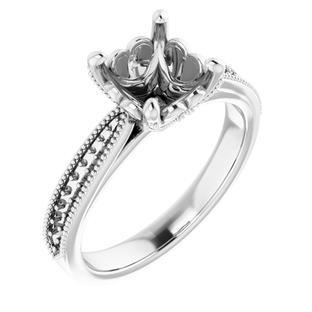 Accented Engagement Ring