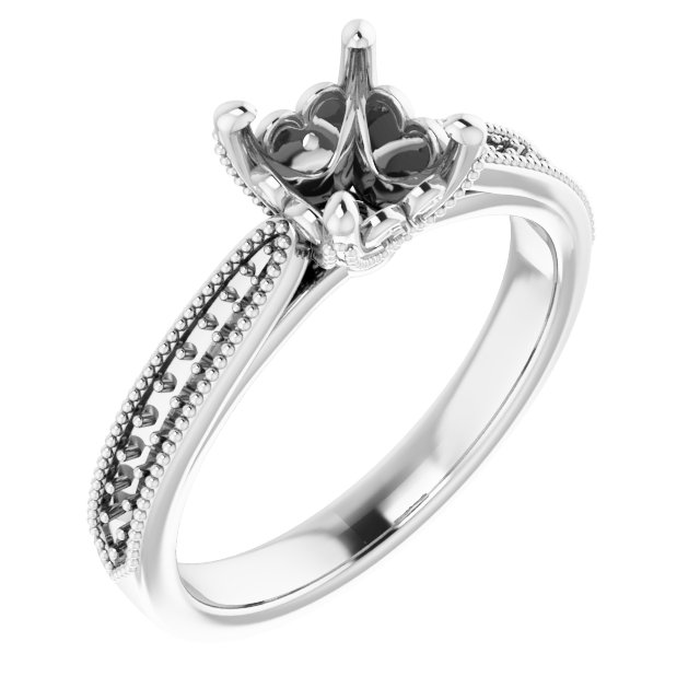 Accented Engagement Ring