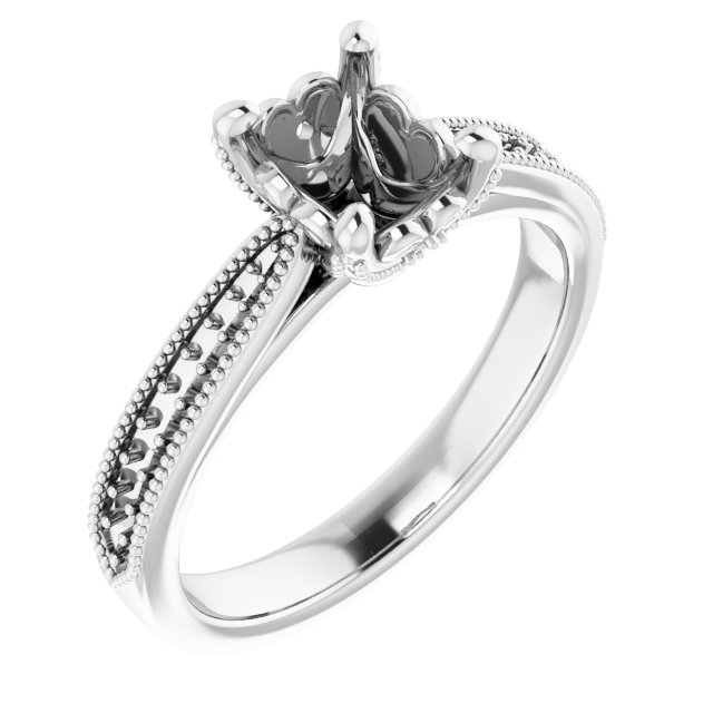 Accented Engagement Ring