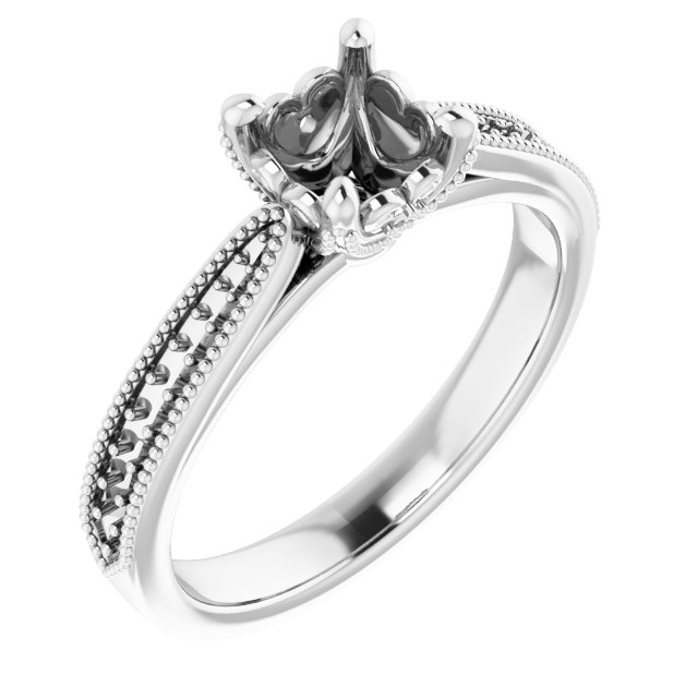 Accented Engagement Ring