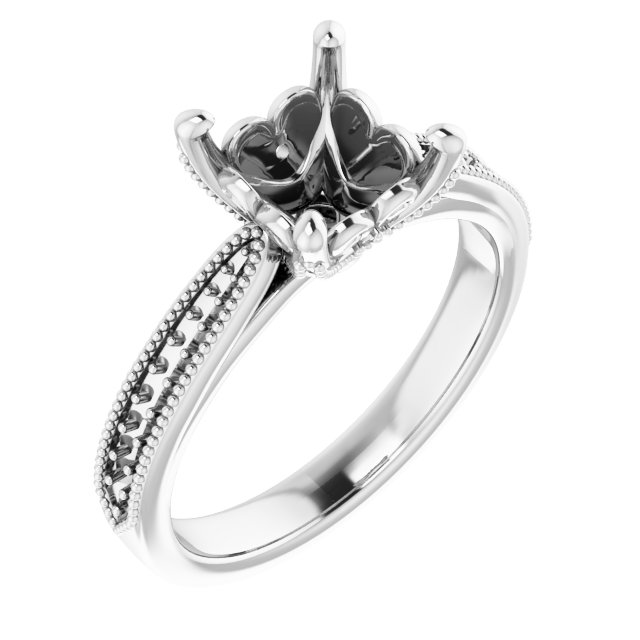 Accented Engagement Ring
