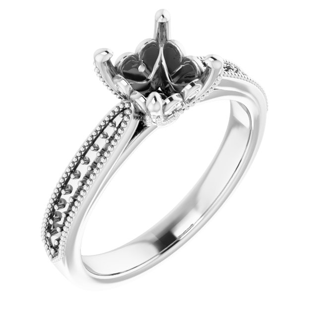 Accented Engagement Ring
