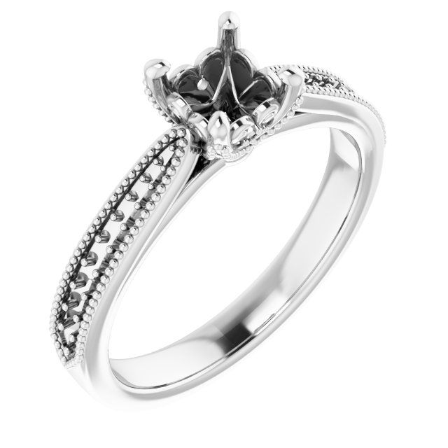 Accented Engagement Ring
