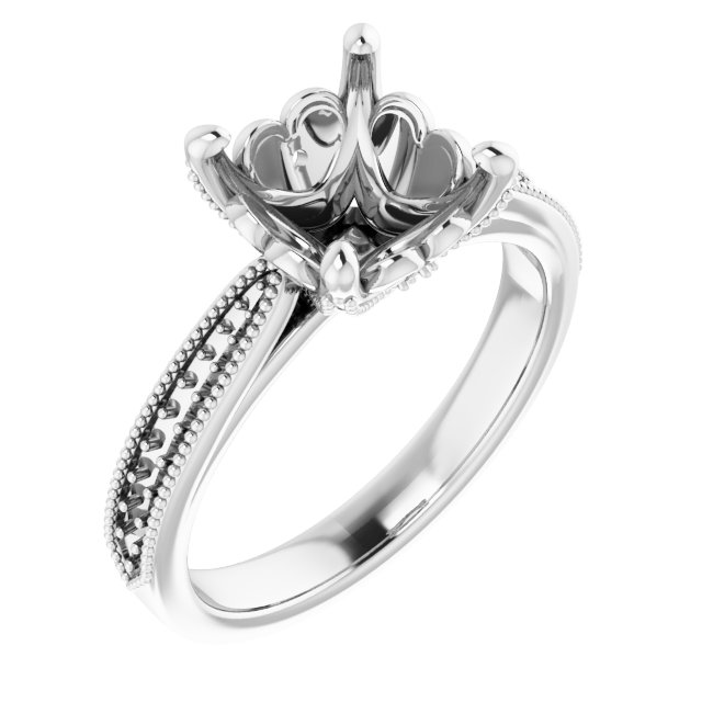 Accented Engagement Ring