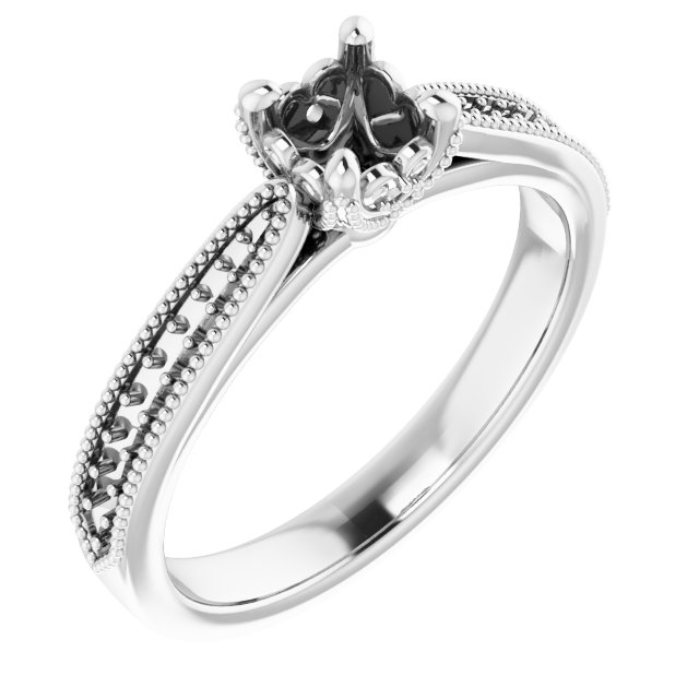 Accented Engagement Ring