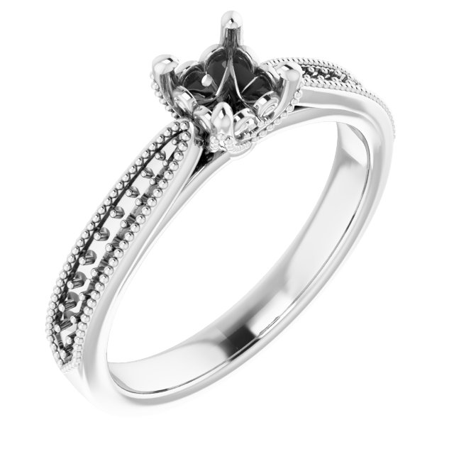 Accented Engagement Ring
