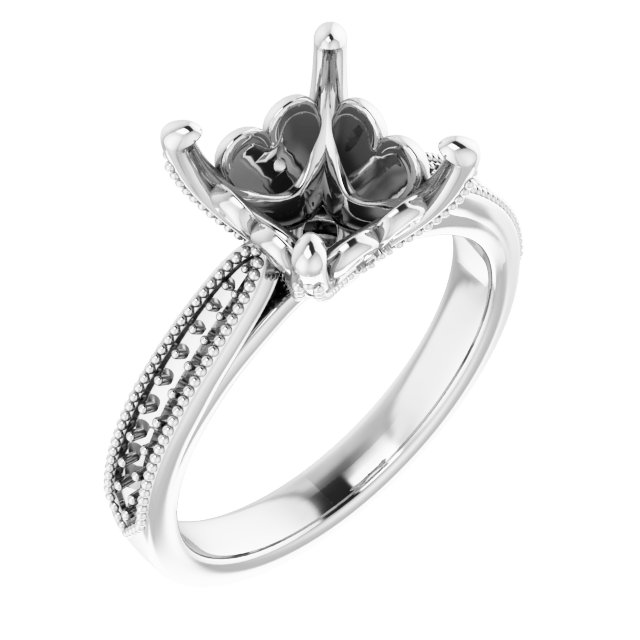 Accented Engagement Ring