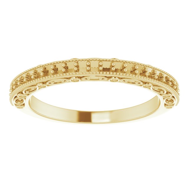 14K Yellow 1/3 CTW Diamond Matching Band 