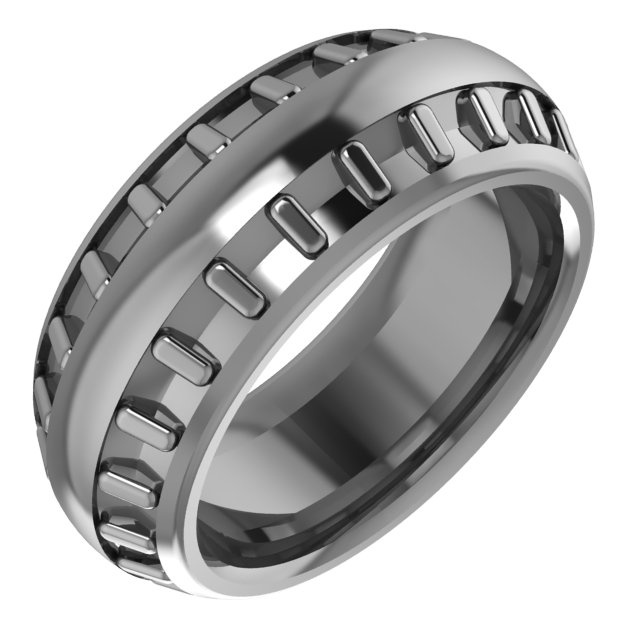 1 mm Round Eternity Band Mounting Size 4.5