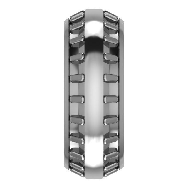 1 mm Round Eternity Band Mounting Size 4.5 view 4
