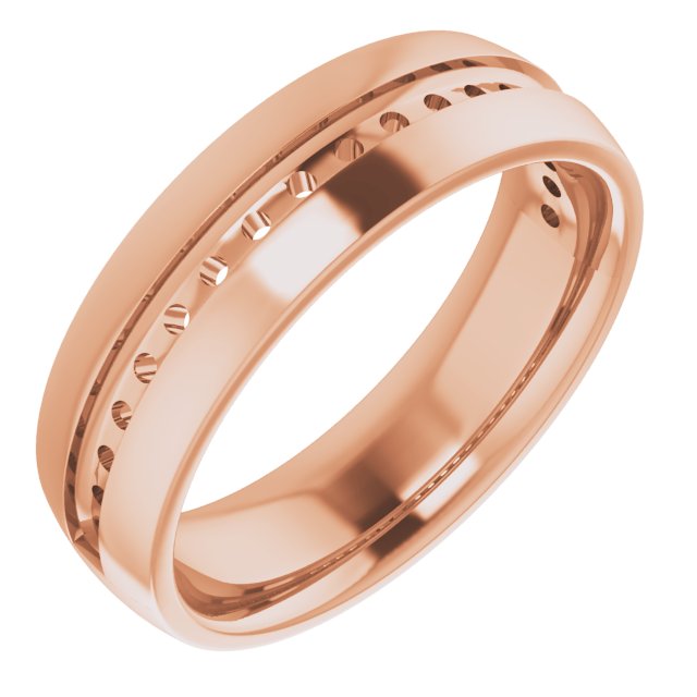 14K Rose .5 CTW Diamond Band Ref 13846543