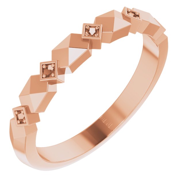 Accented Engagement Ring or Band
