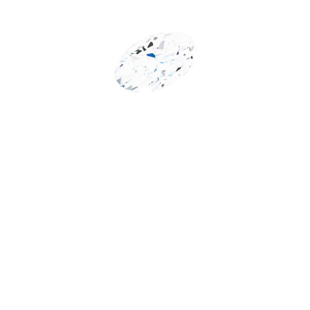Charles & Colvard Moissanite® & Natural Diamond Bypass Ring