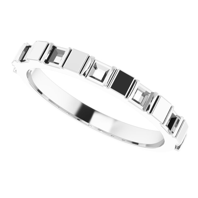 14K White 1/3 CTW Diamond Anniversary Band  