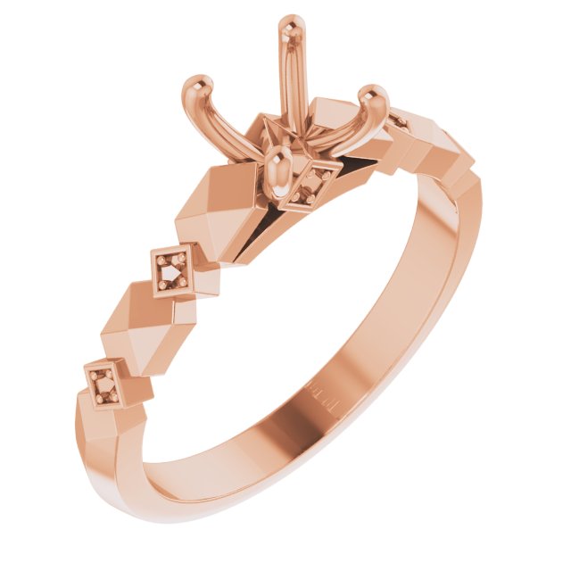 Accented Engagement Ring or Band
