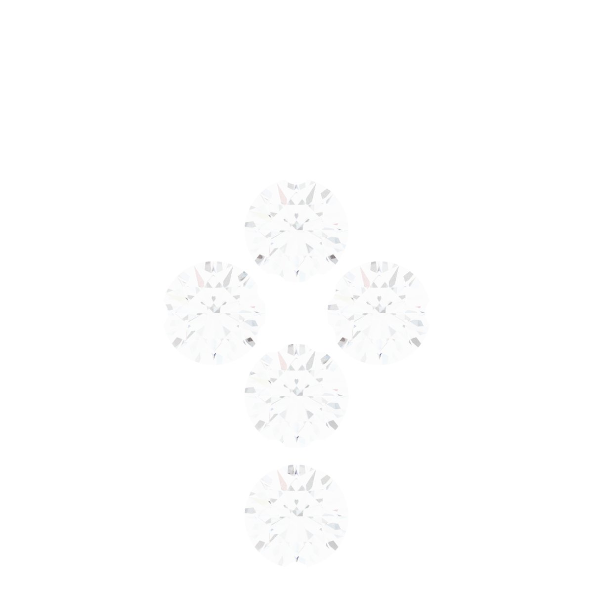 14K White 1/6 CTW Natural Diamond Cross Pendant