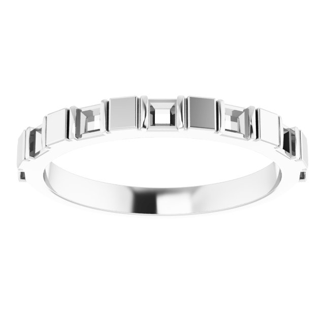 14K White 1/3 CTW Diamond Anniversary Band  