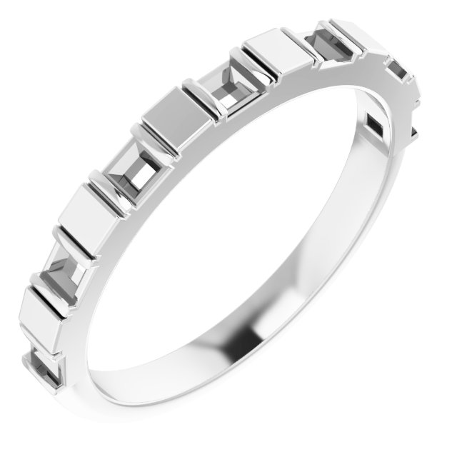 14K White 1/3 CTW Natural Diamond Anniversary Band