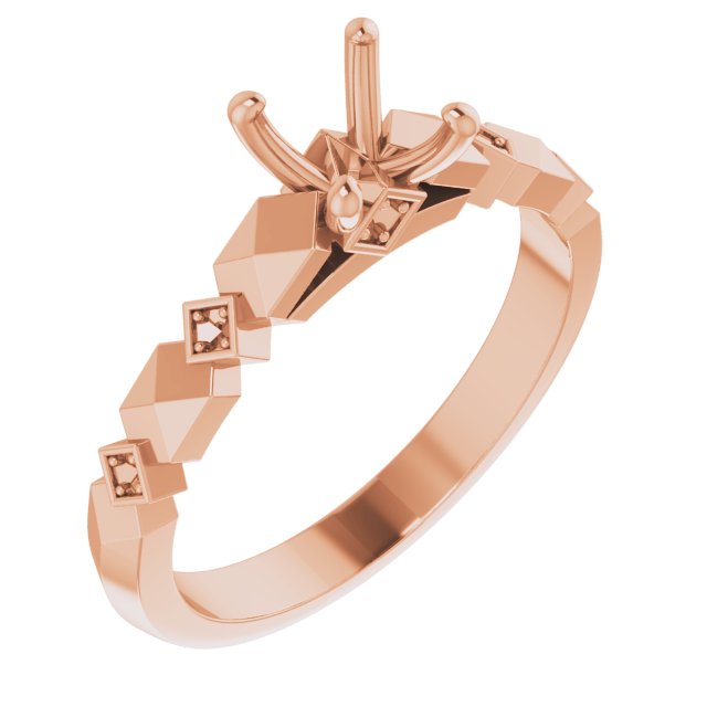 Accented Engagement Ring or Band