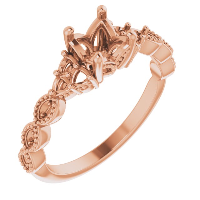 Accented Engagement Ring or Band