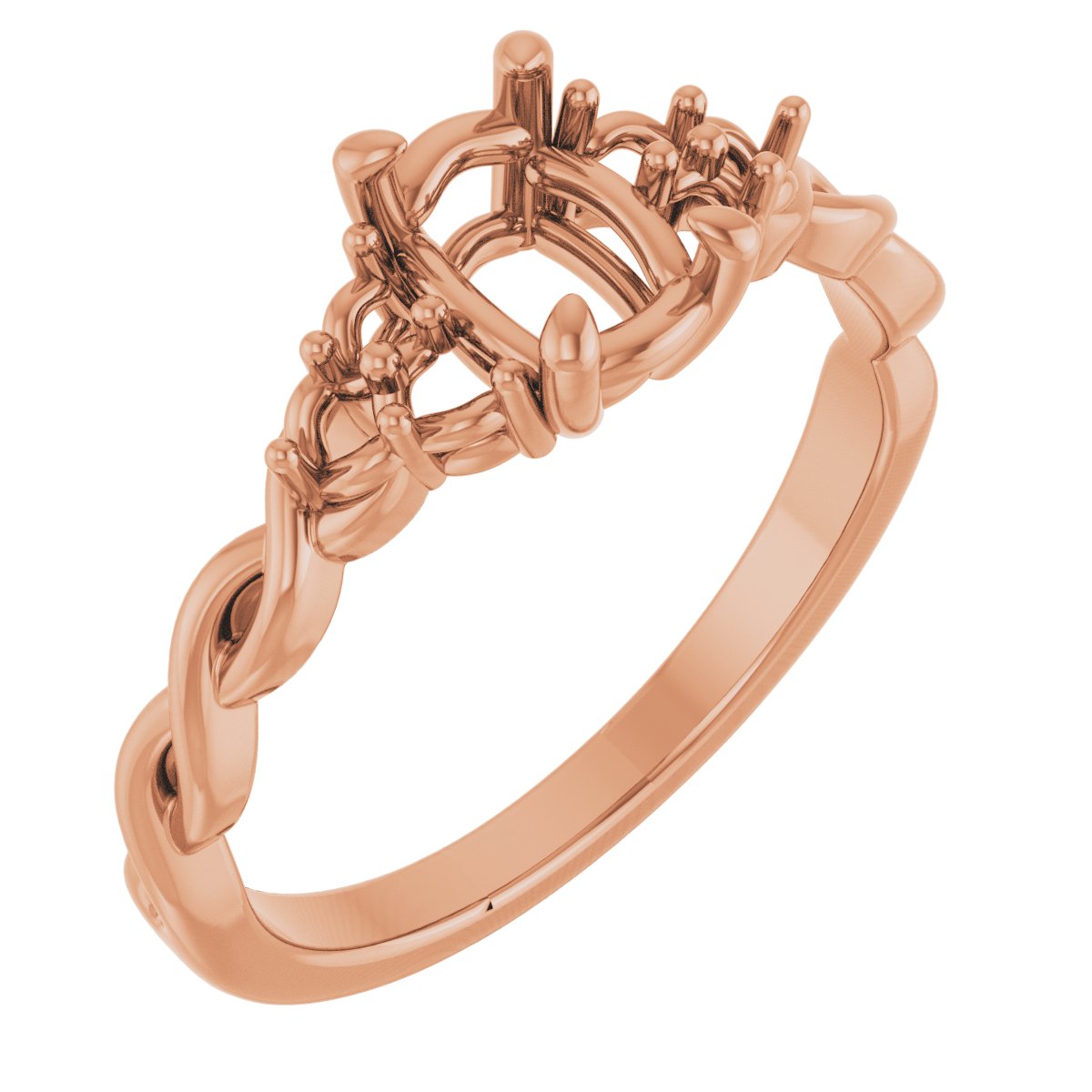 Accented Infinity-Inspired Engagement Ring or Band