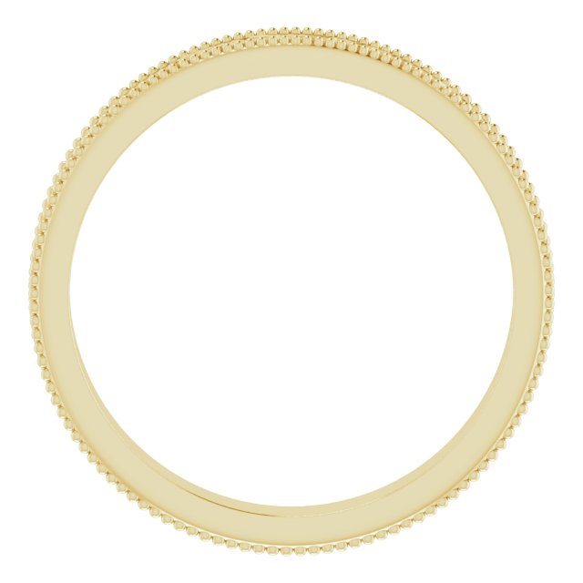 14K Yellow 4 mm Sculptural-Inspired Band Size 11.5