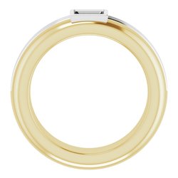 Solitaire Bezel-Set Ring   