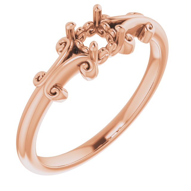 Sculptural Solitaire Ring
