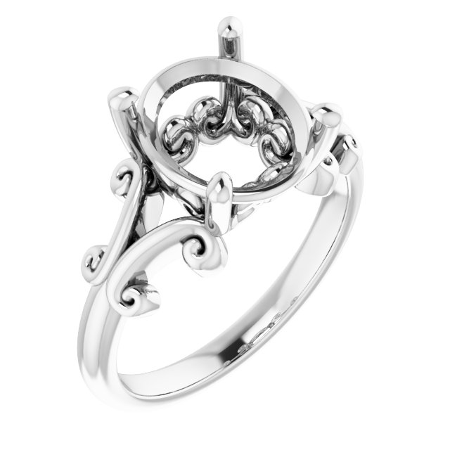 Sculptural Solitaire Ring