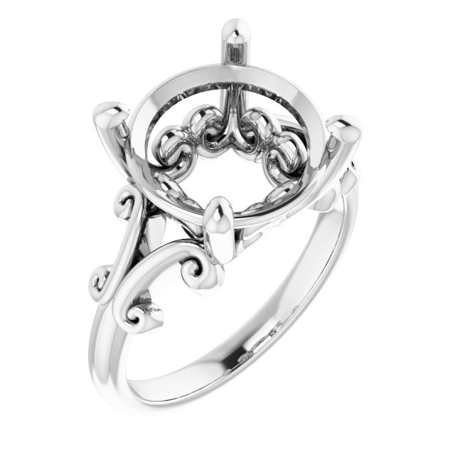 Sculptural Solitaire Ring