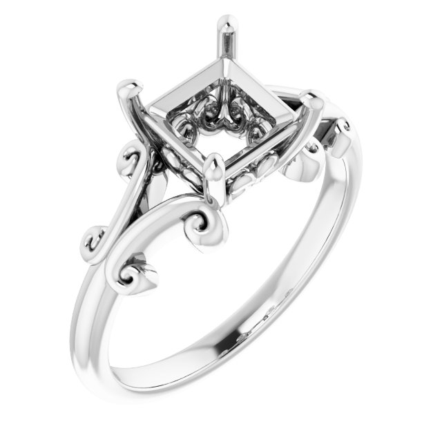 Sculptural Solitaire Ring