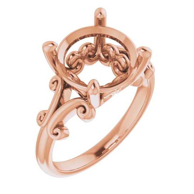 Sculptural Solitaire Ring