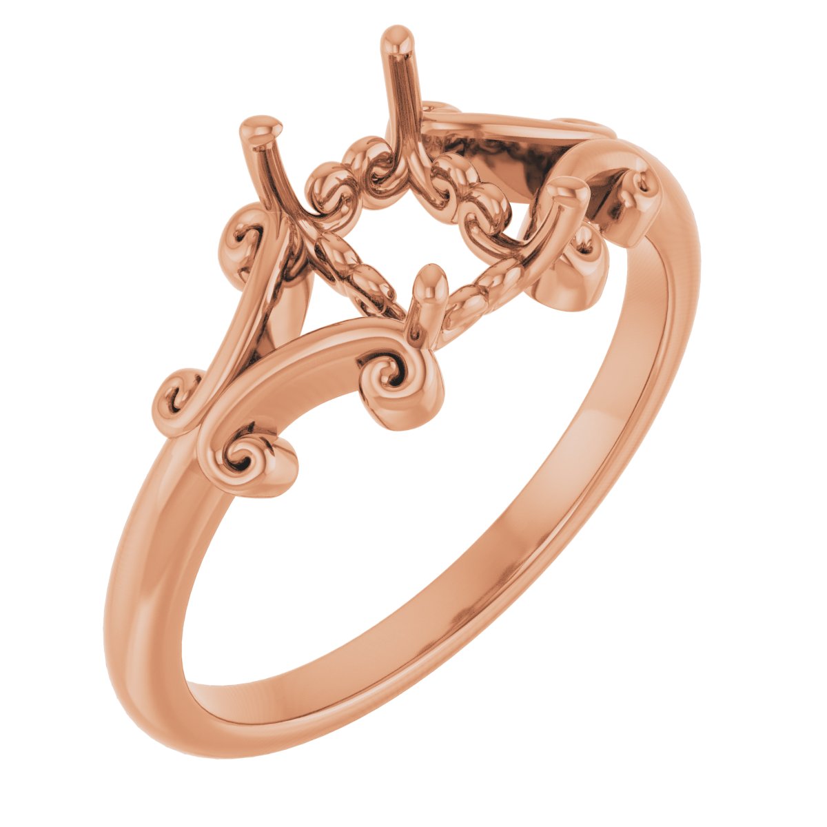 Sculptural Solitaire Ring