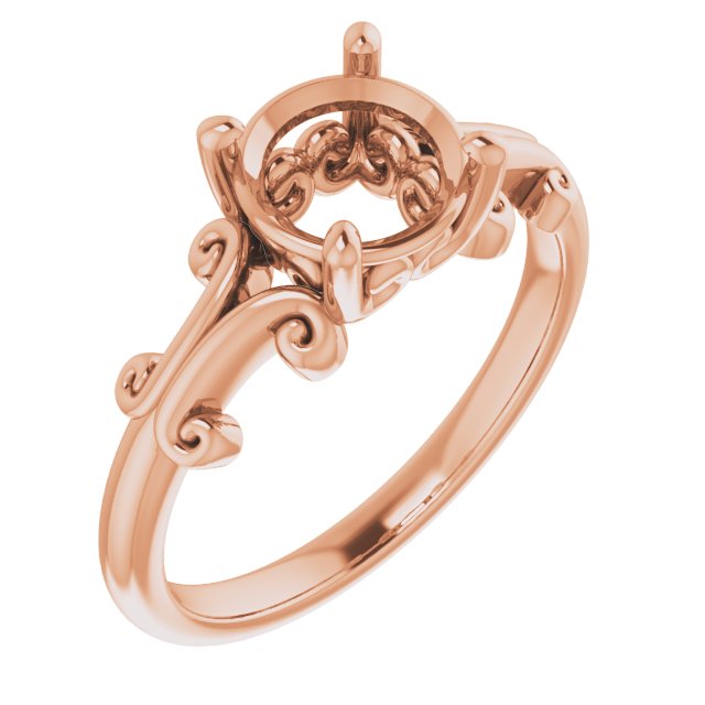 Sculptural Solitaire Ring