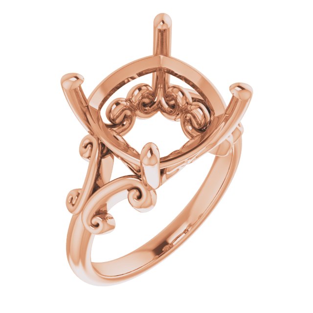 Sculptural Solitaire Ring