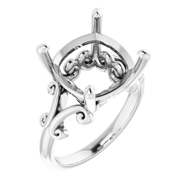 Sculptural Solitaire Ring
